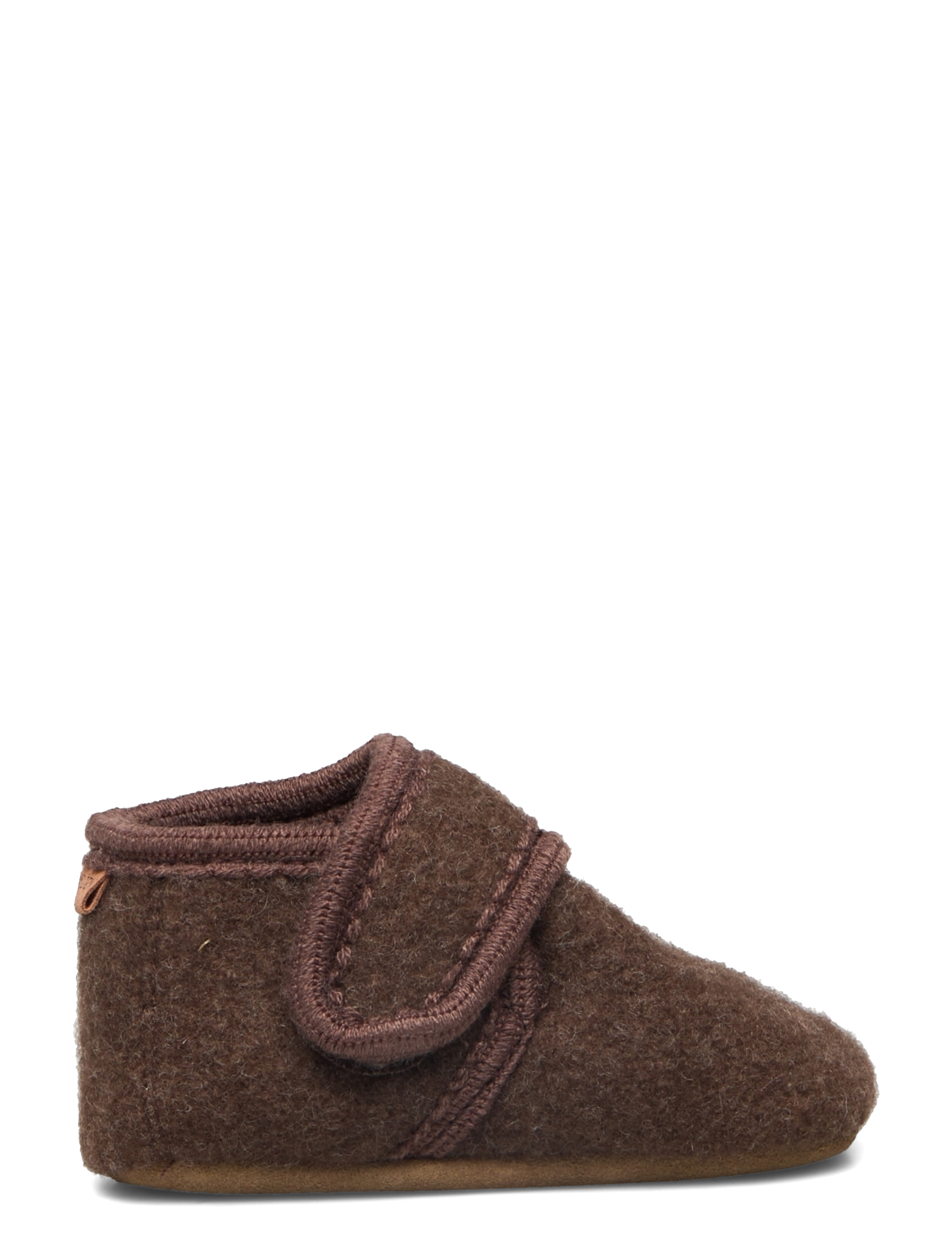 Melton - Classic wool slippers - baby booties - denver melange - 1