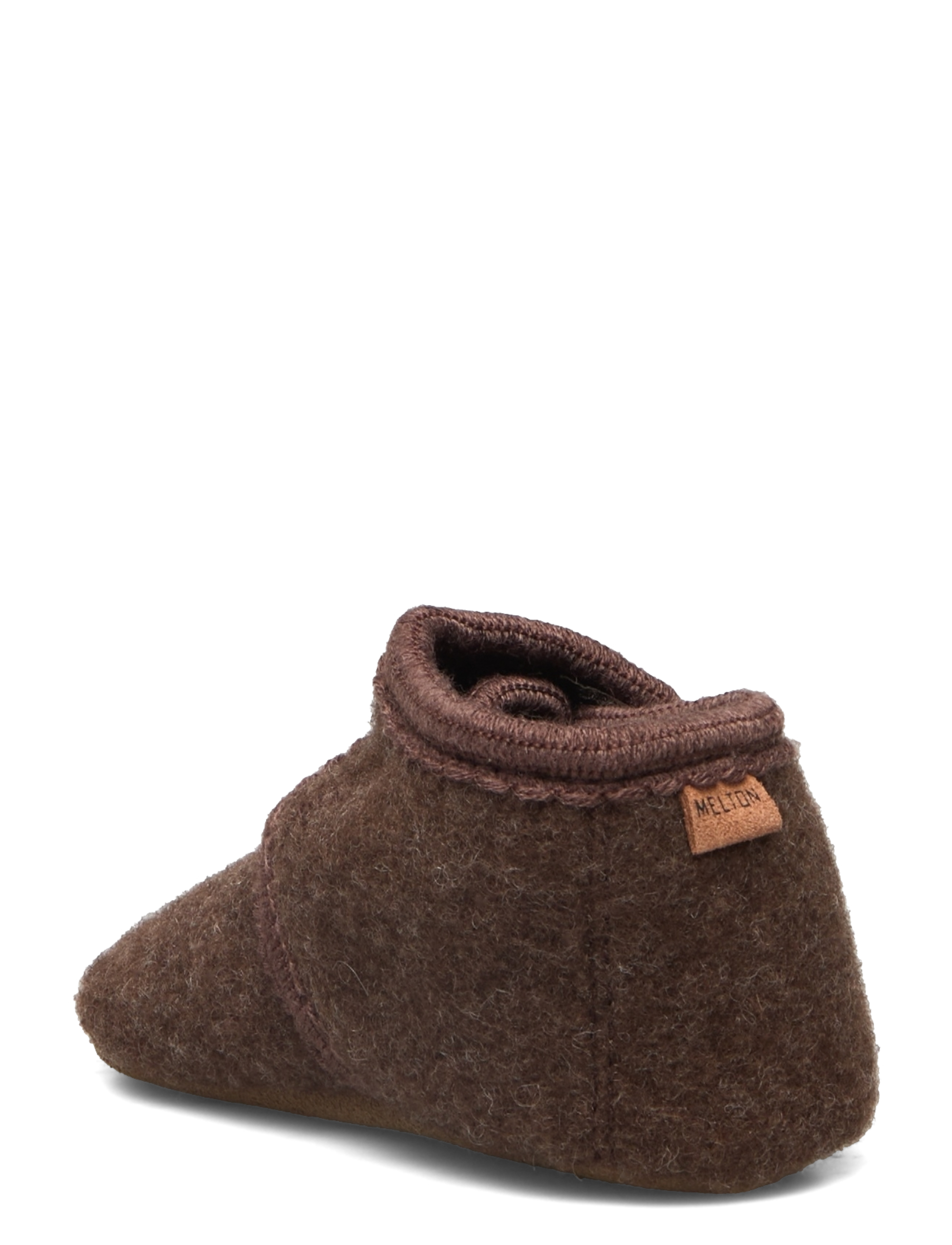 Melton - Classic wool slippers - baby booties - denver melange - 2