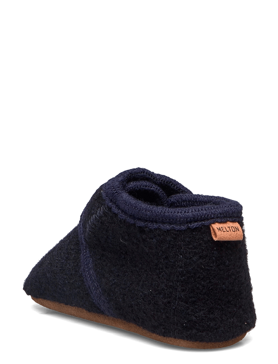 Melton - Classic wool slippers - beebipapud - marine - 2