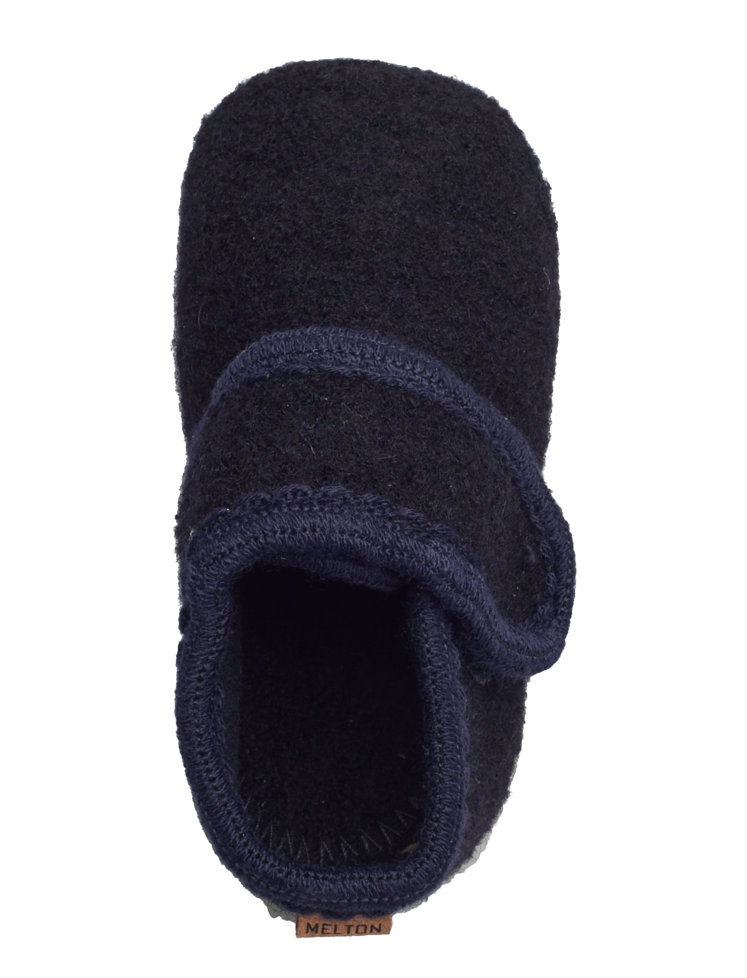 Melton - Classic wool slippers - babysko - marine - 3
