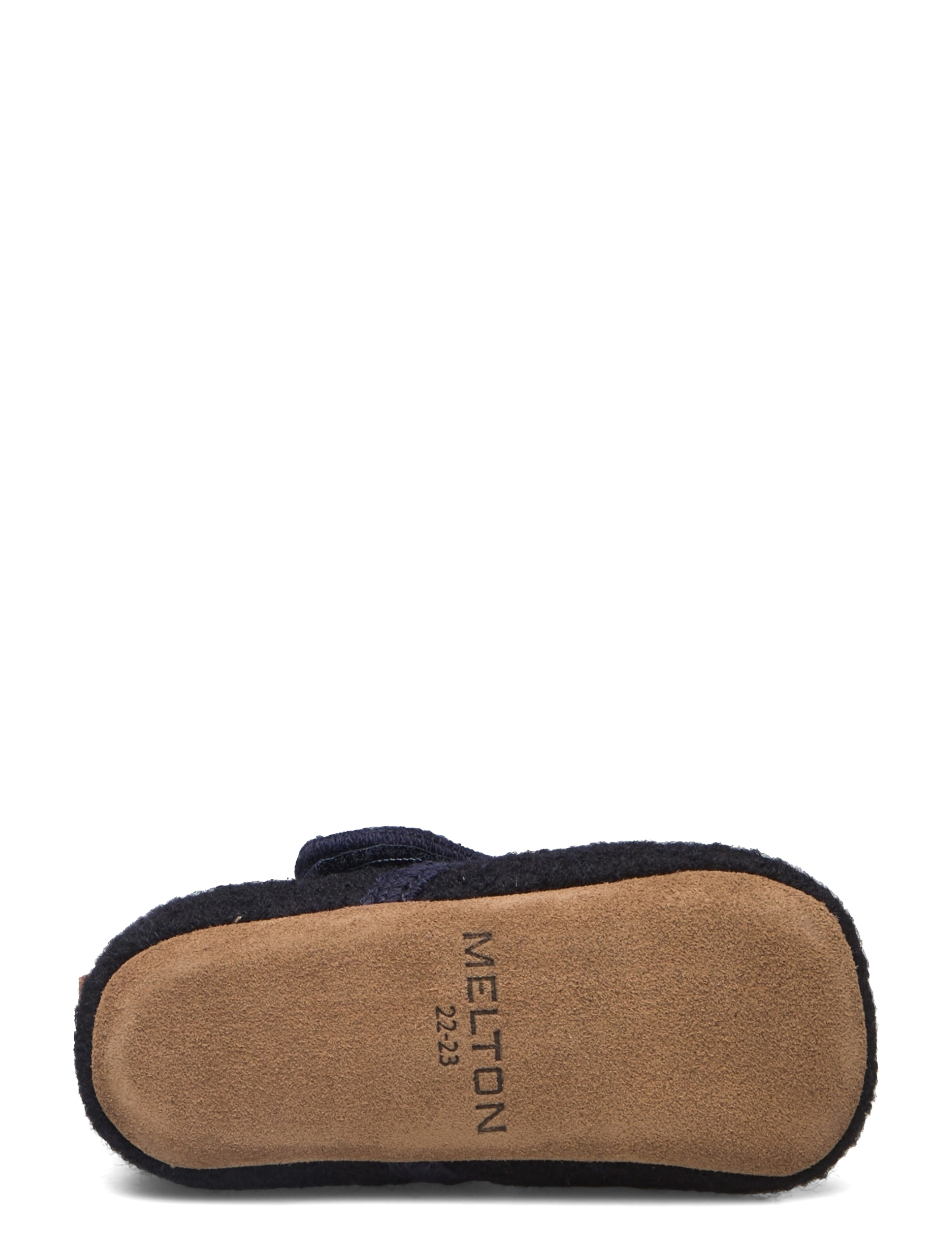 Melton - Classic wool slippers - babysko - marine - 4