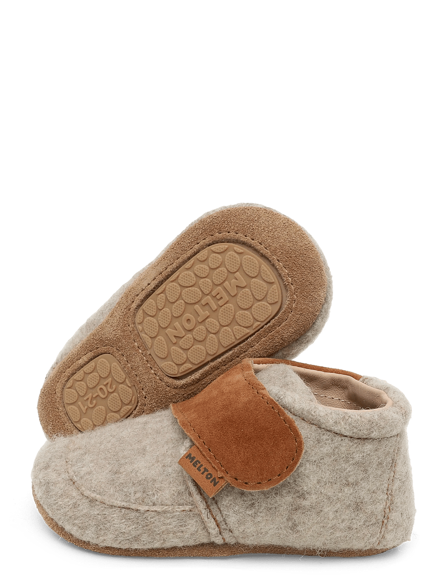 Melton - Cosy wool slippers - inneskor - beige melange - 0