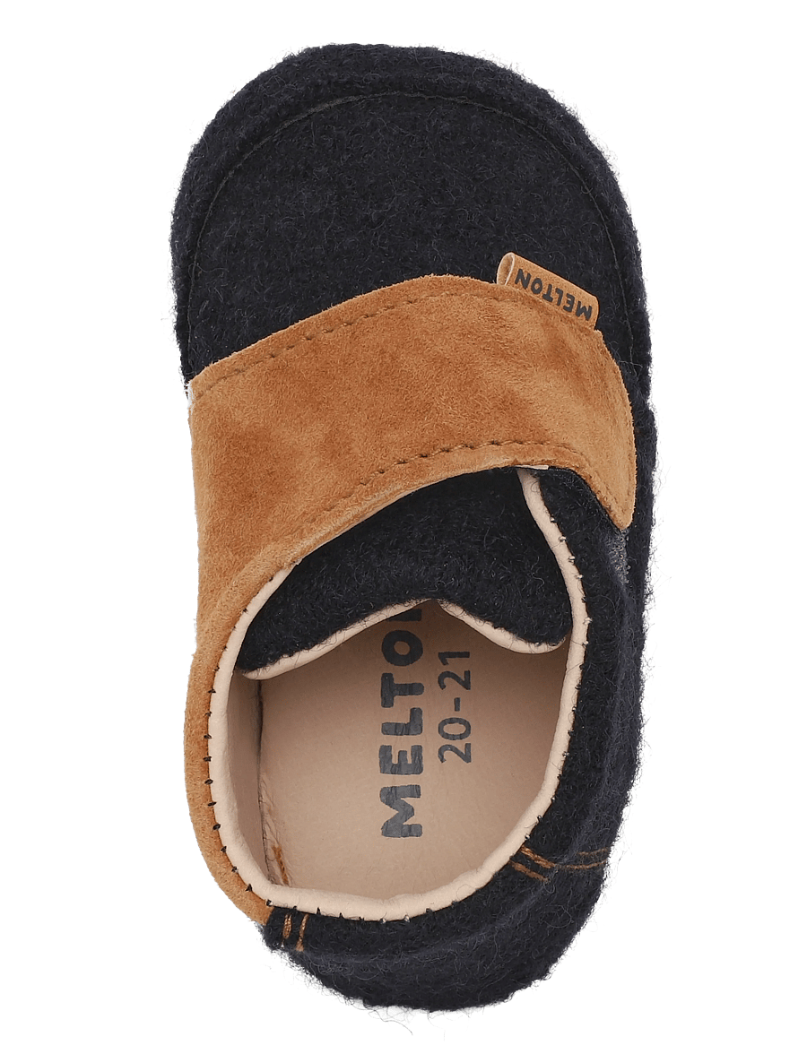 Melton - Cosy wool slippers - inneskor - marine - 3