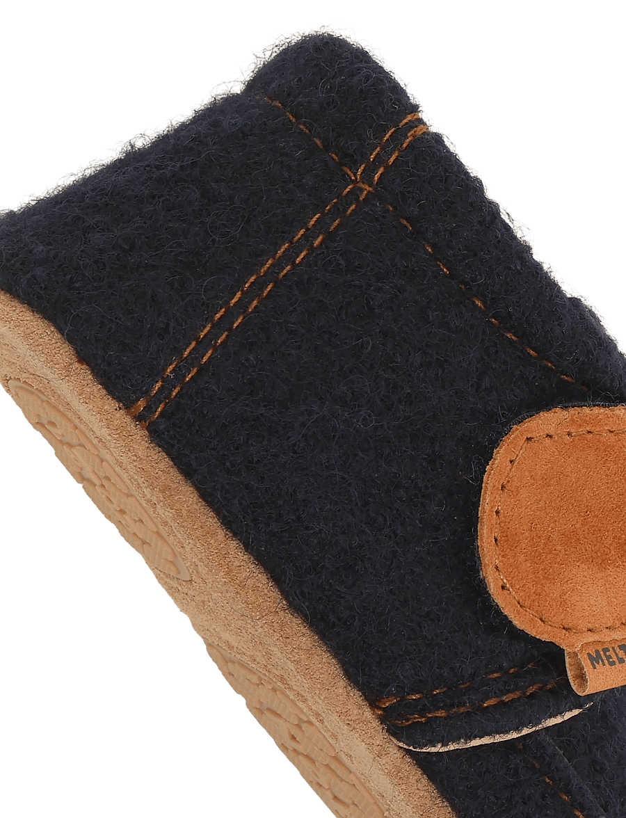 Melton - Cosy wool slippers - inneskor - marine - 5