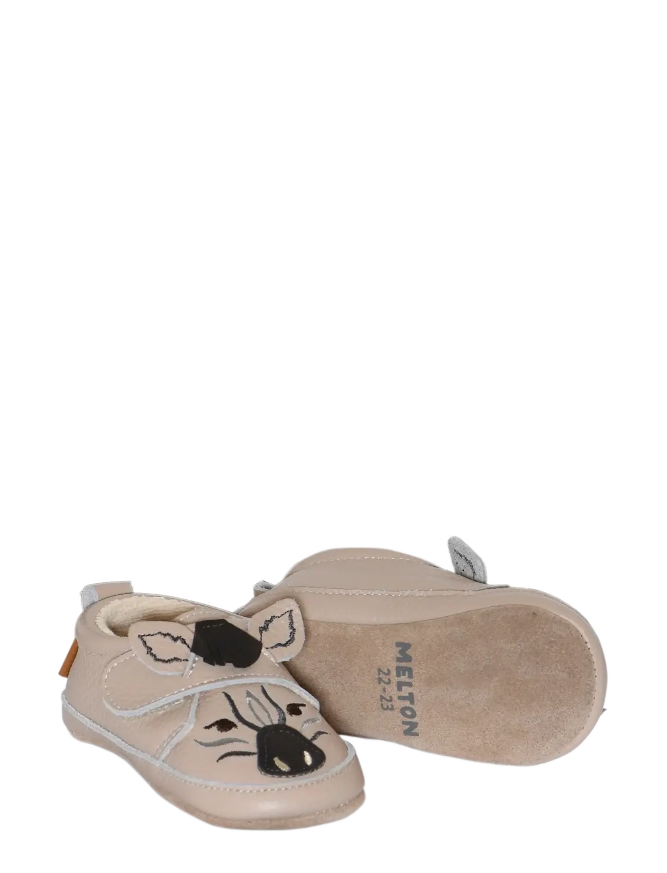 Melton - Zebra leather slippers - slippers - oxford tan - 1