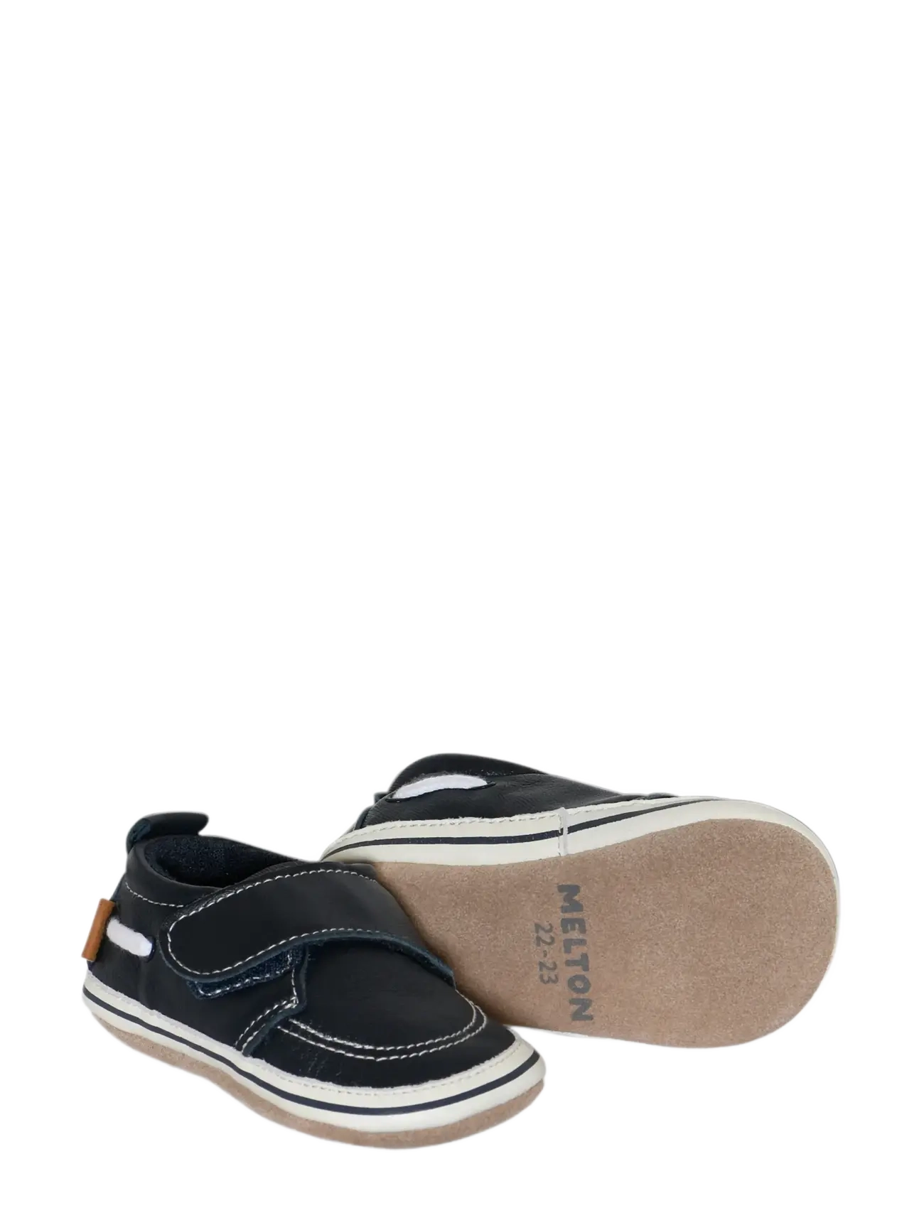 Melton - Sailor leather slippers - inneskor - marine - 1