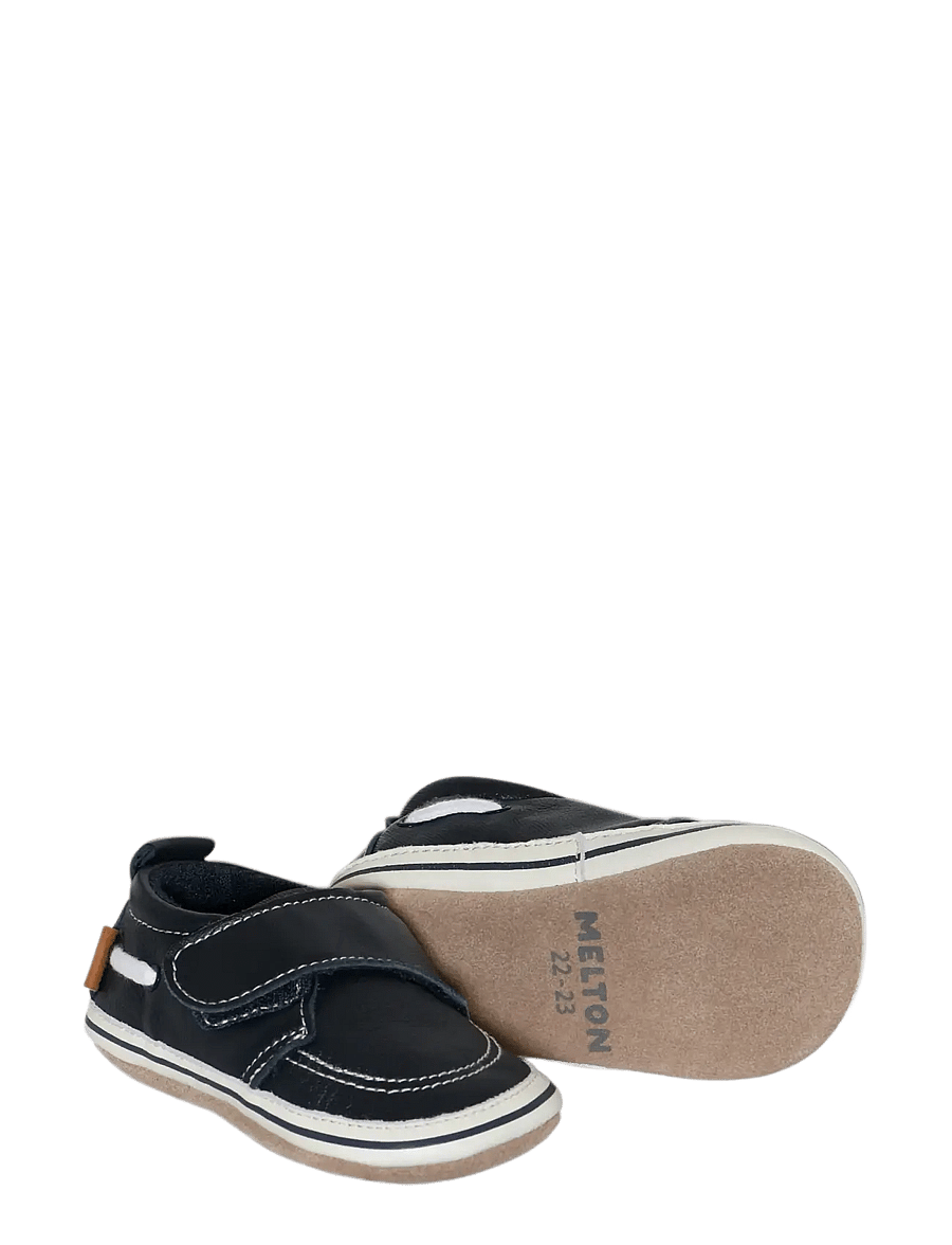 Melton - Sailor leather slippers - inneskor - marine - 1