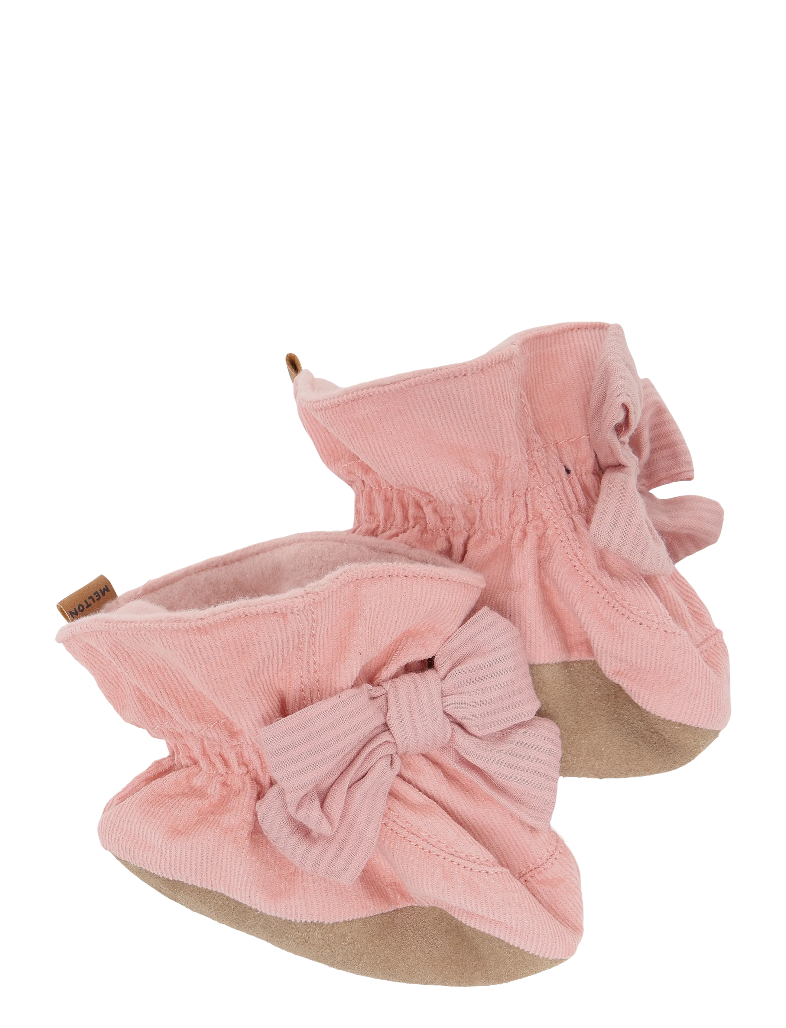Melton - Bow textile slippers - rose dawn - 1