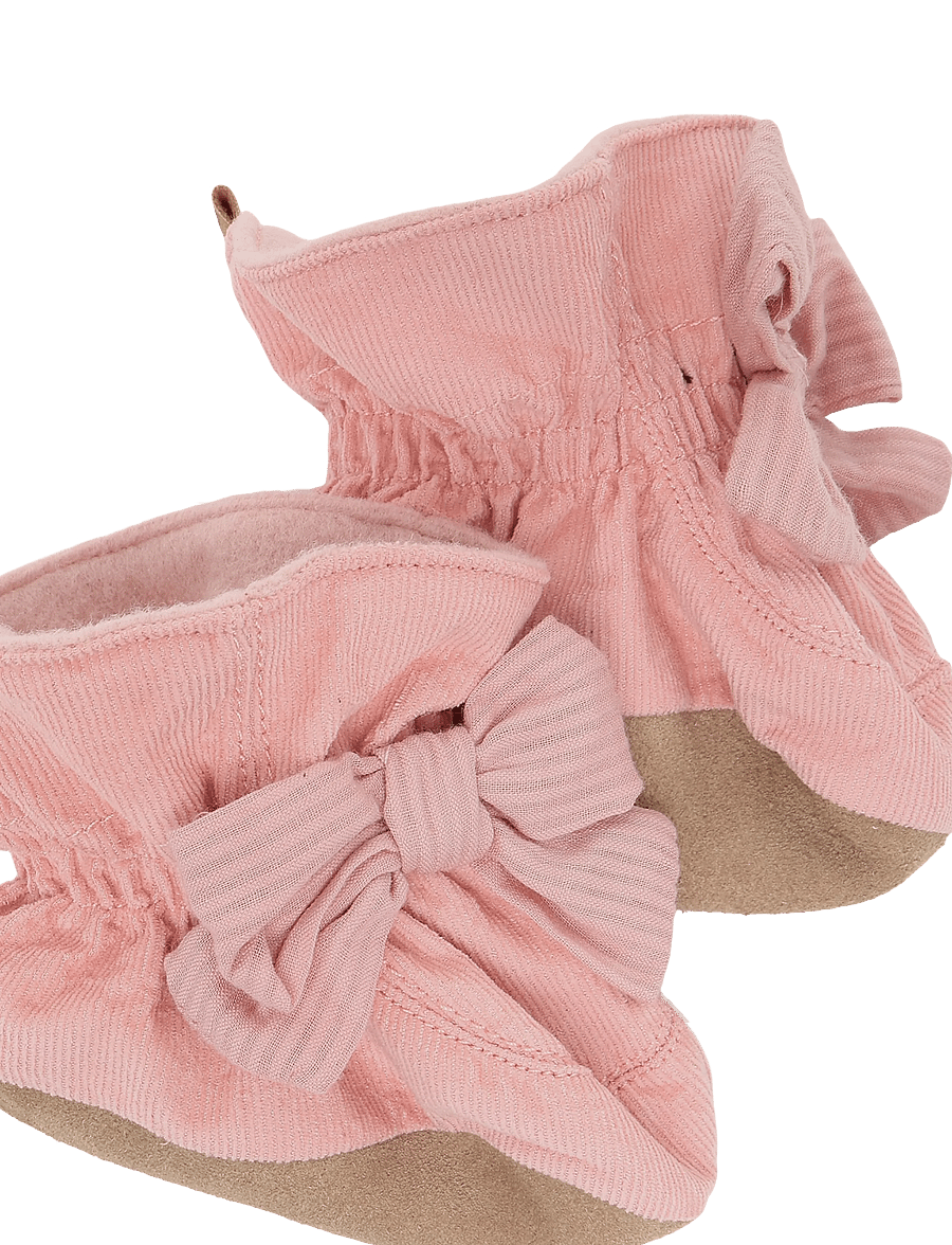 Melton - Bow textile slippers - rose dawn - 2
