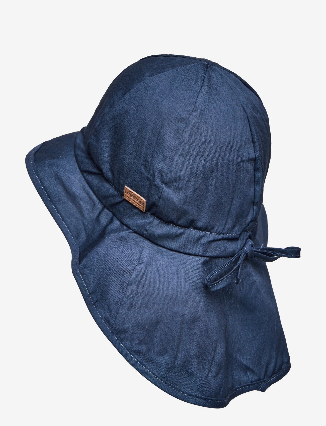 Melton - Poplin hat - neck shade - solhatte - teal sapphire - 1