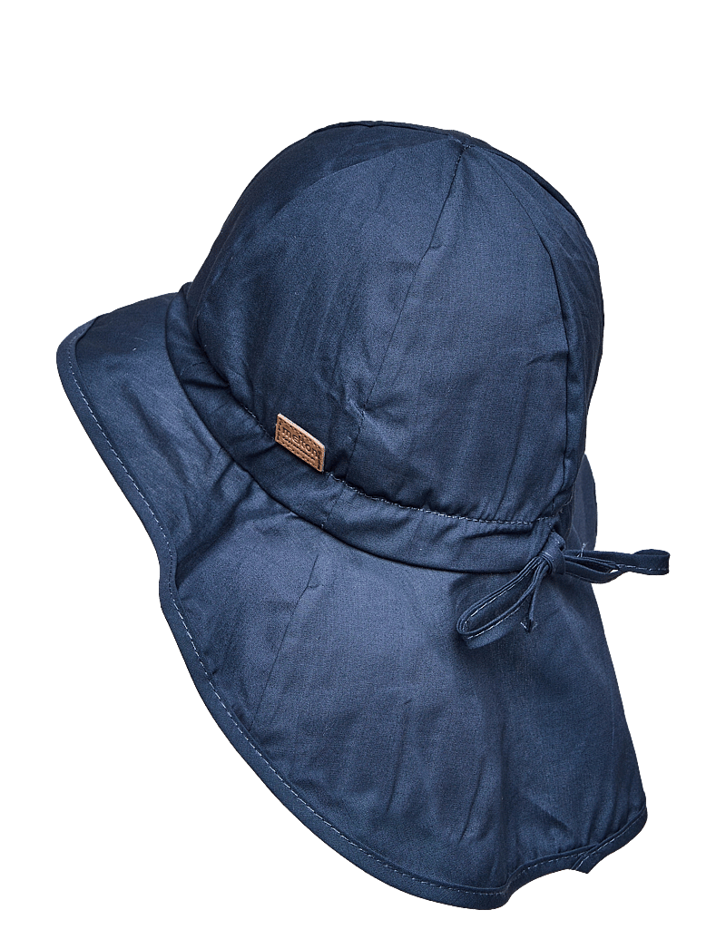 Melton - Poplin hat - neck shade - solhatte - teal sapphire - 1