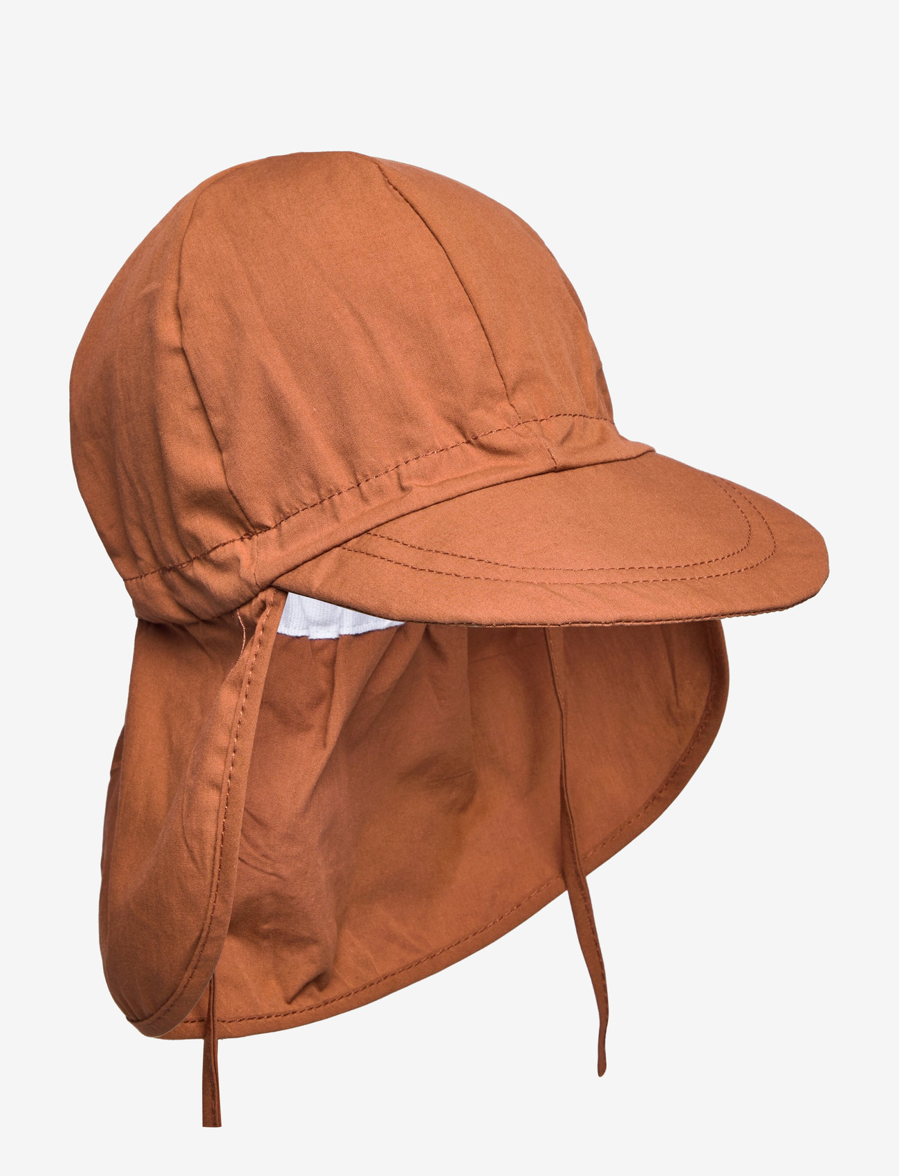 Melton - Cap w/neck - Solid colour - accessories - leather brown - 0
