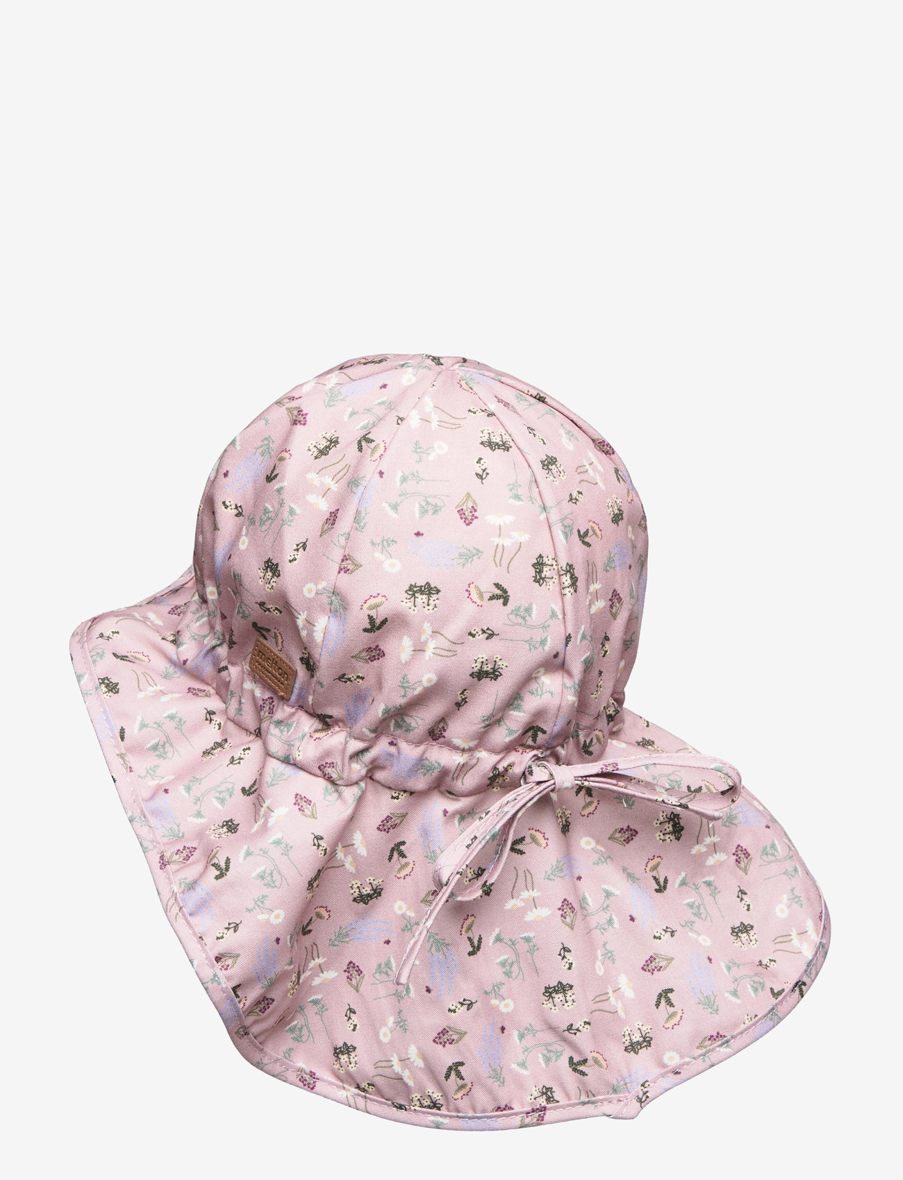 Melton - Hat w/neck & ties w/print - päikesemütsid - alt rosa flowers - 1