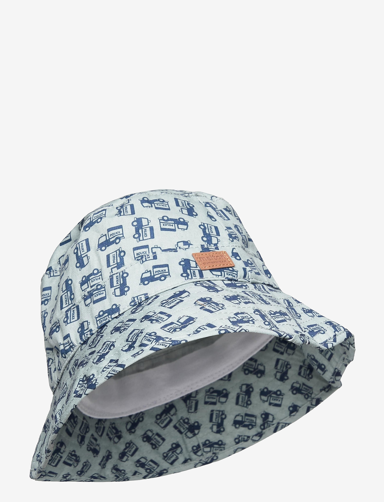 Melton - Bucket Hat w/print - blue - 0