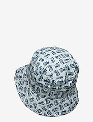 Melton - Bucket Hat w/print - blue - 1