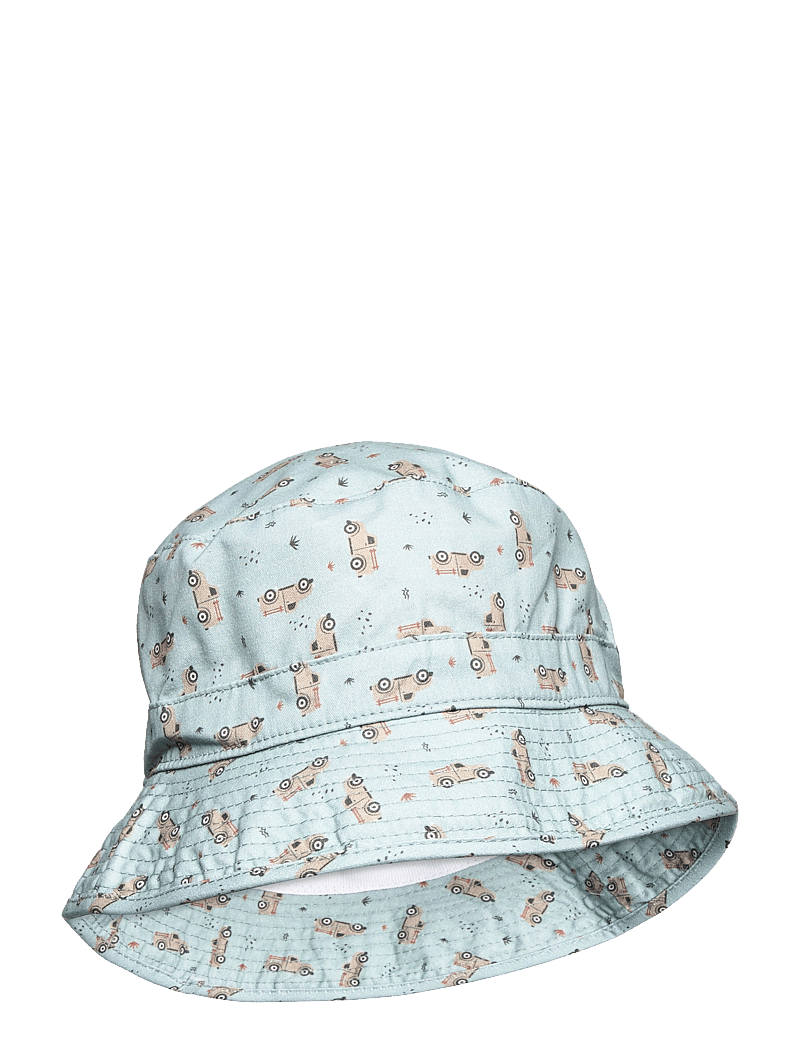 Melton - Bucket Hat w/print - talveaksessuaarid - blue surf - 0