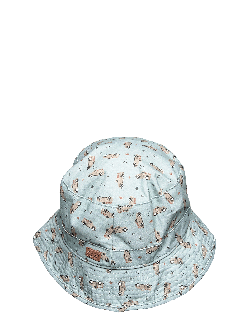 Melton - Bucket Hat w/print - talveaksessuaarid - blue surf - 1