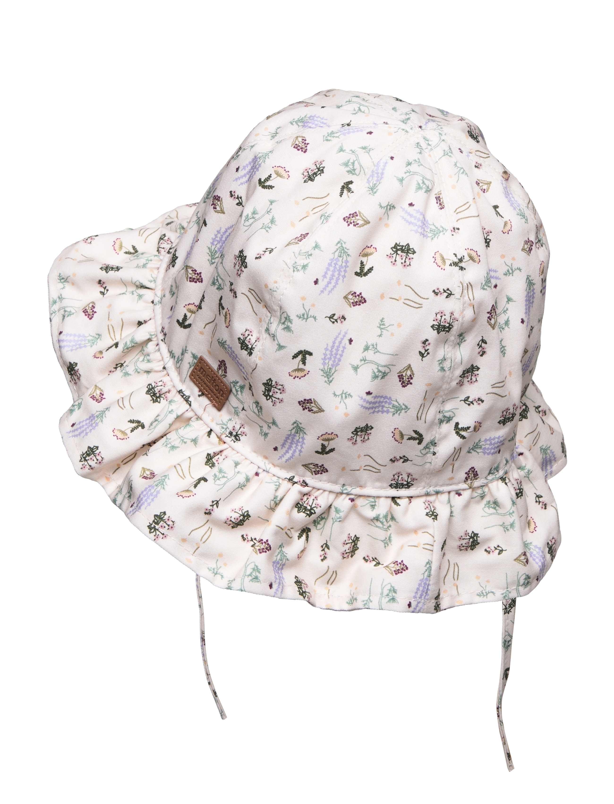 Melton - Bell Hat w/print - accessoarer - off white - 1