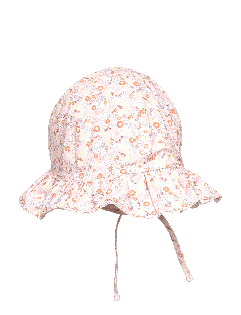 Melton - Bell Hat w/print - solhatte - shell rose - 0