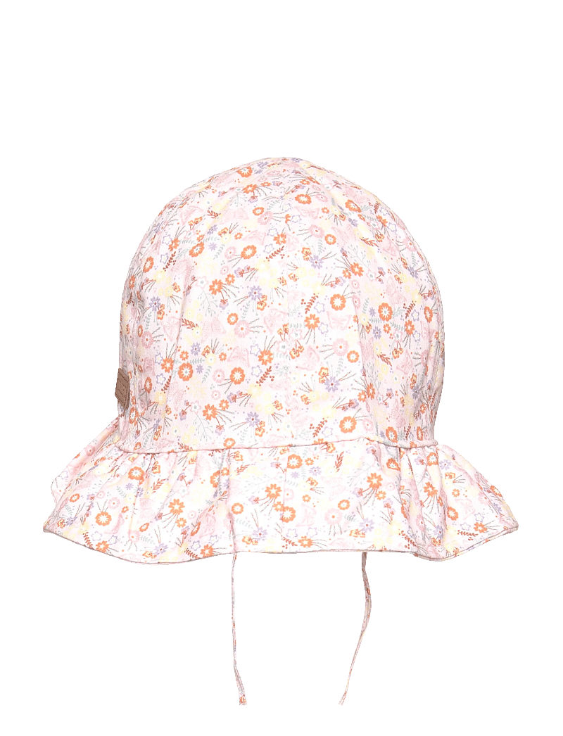 Melton - Bell Hat w/print - solhatte - shell rose - 1