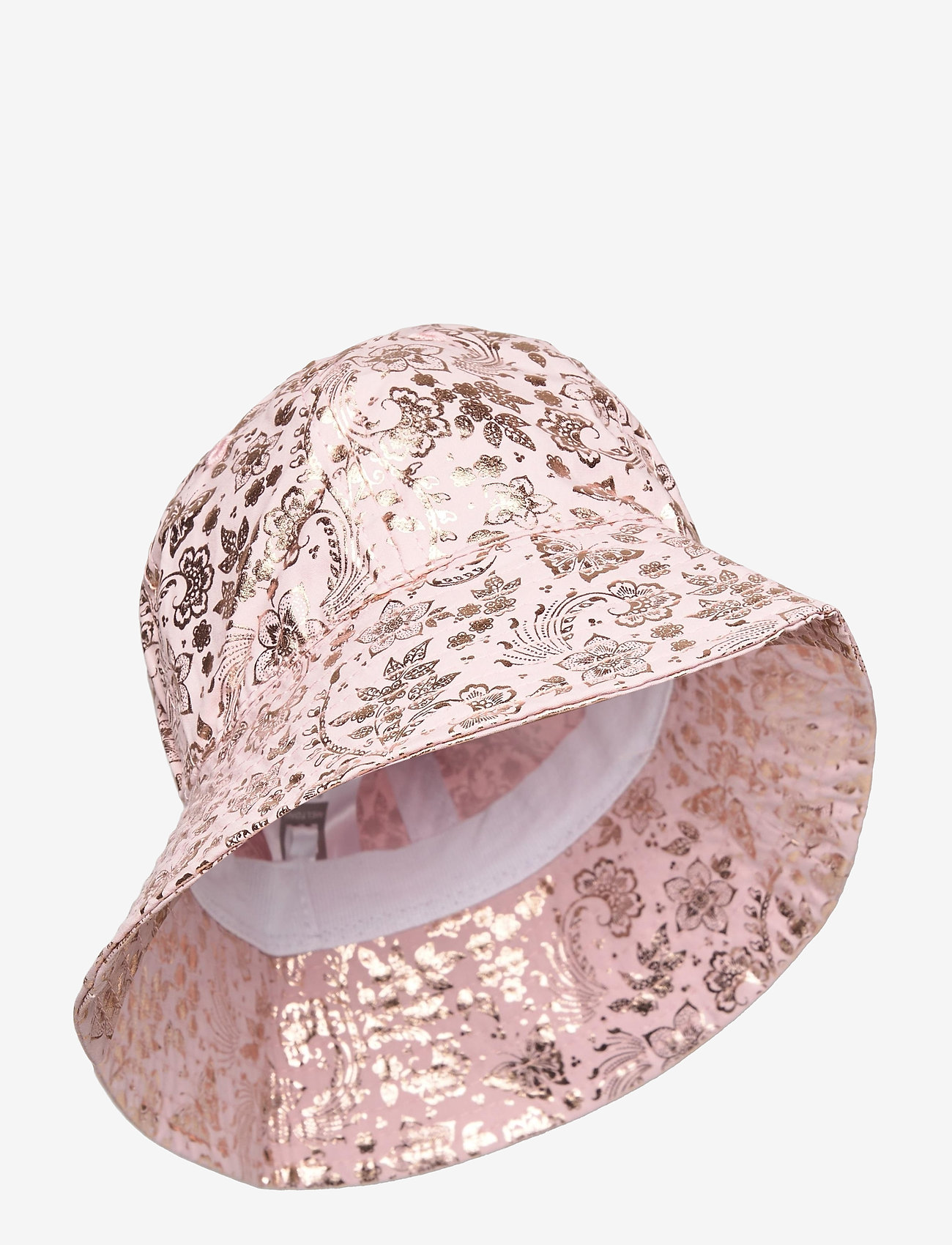 Melton - Bell hat with print - rose - 0