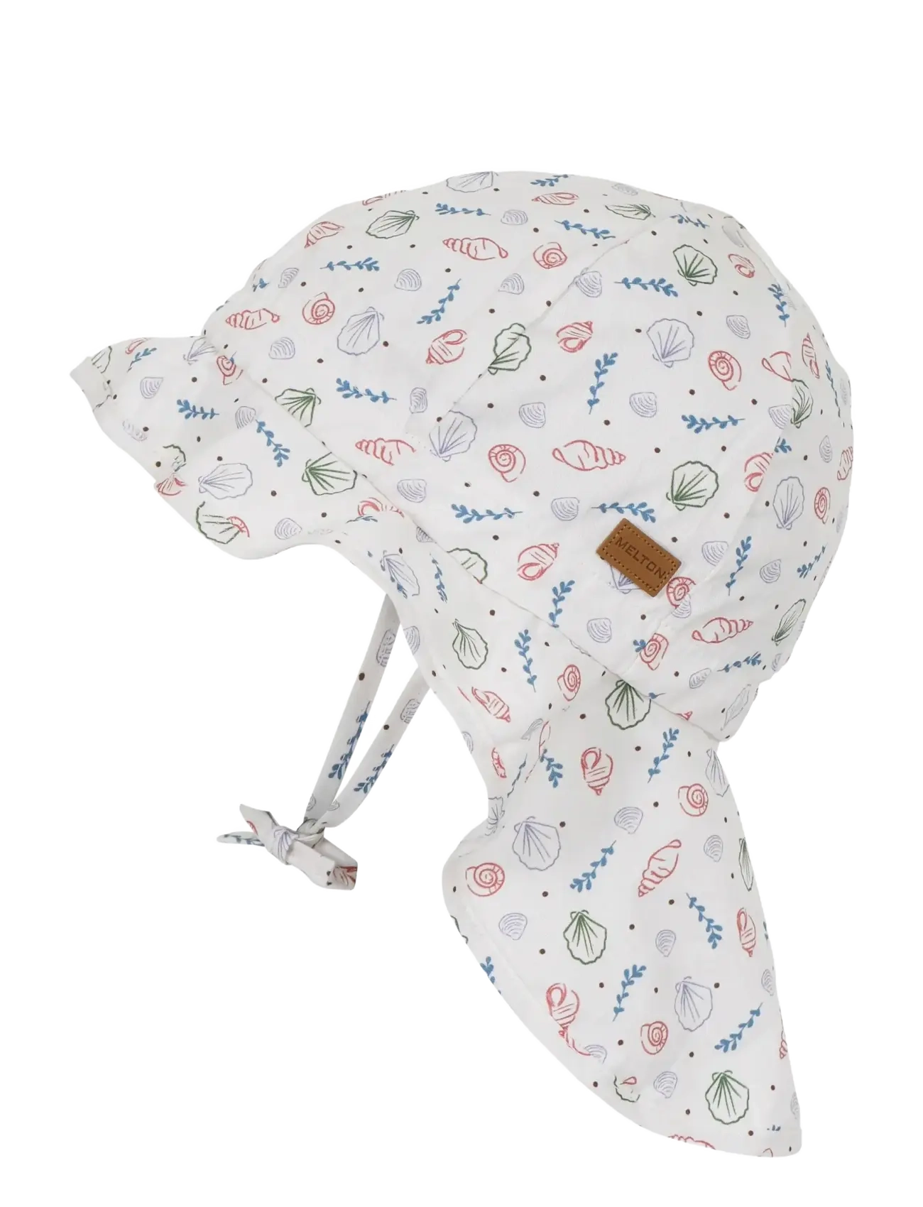 MELTON Shells Basecap - Neck Shade Weiß - 55 - Kinder
