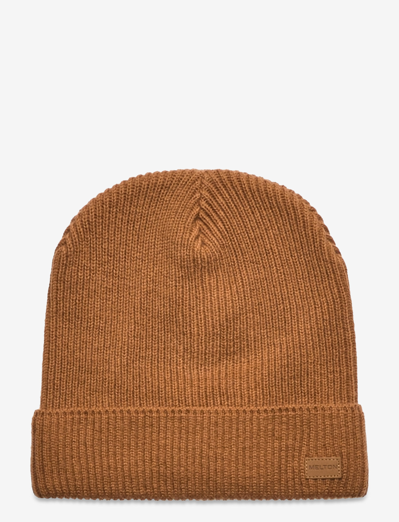 Melton - Basic ribbed beanie - accessories - cashew - 0