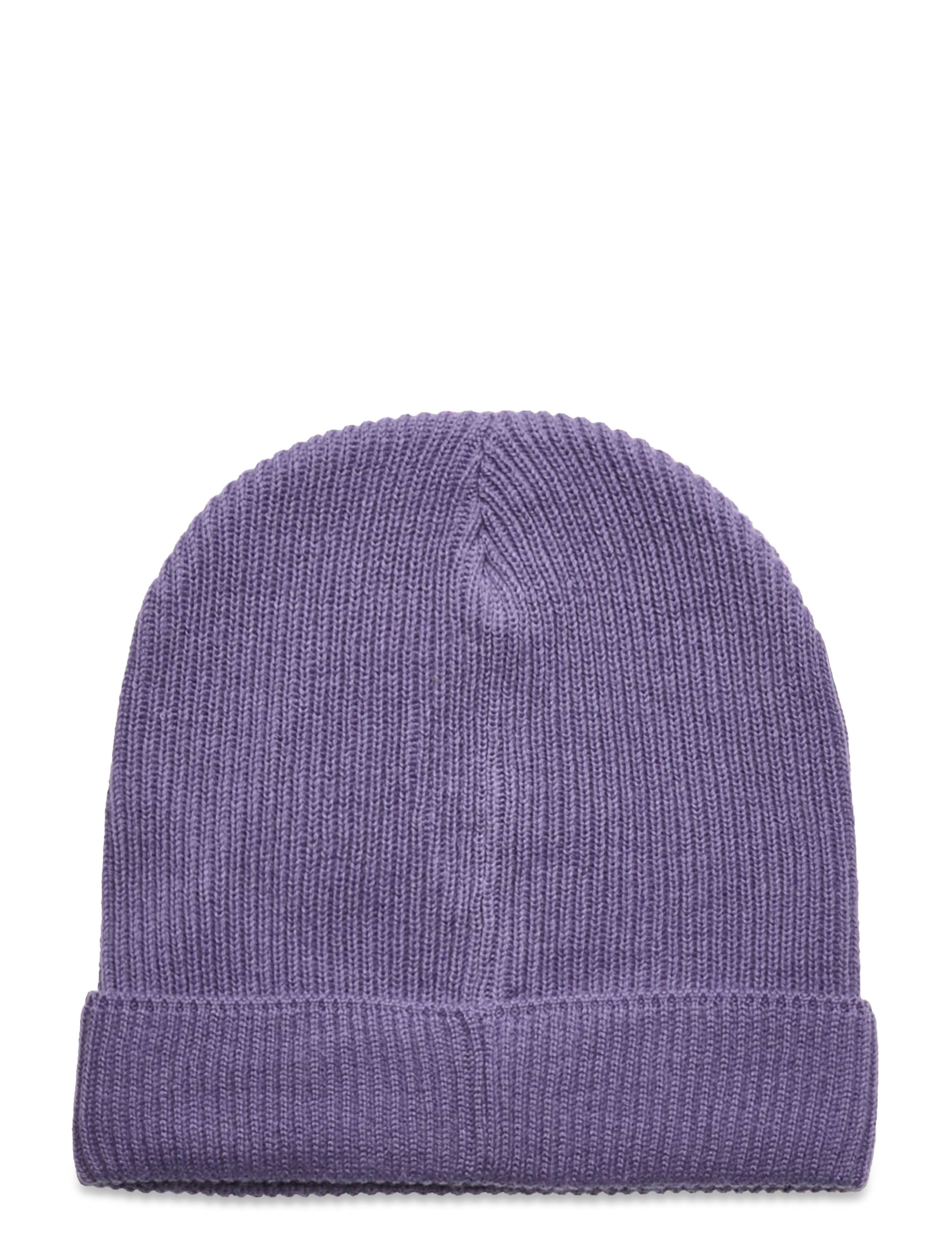 Melton - Basic ribbed beanie - twilight purple - 1