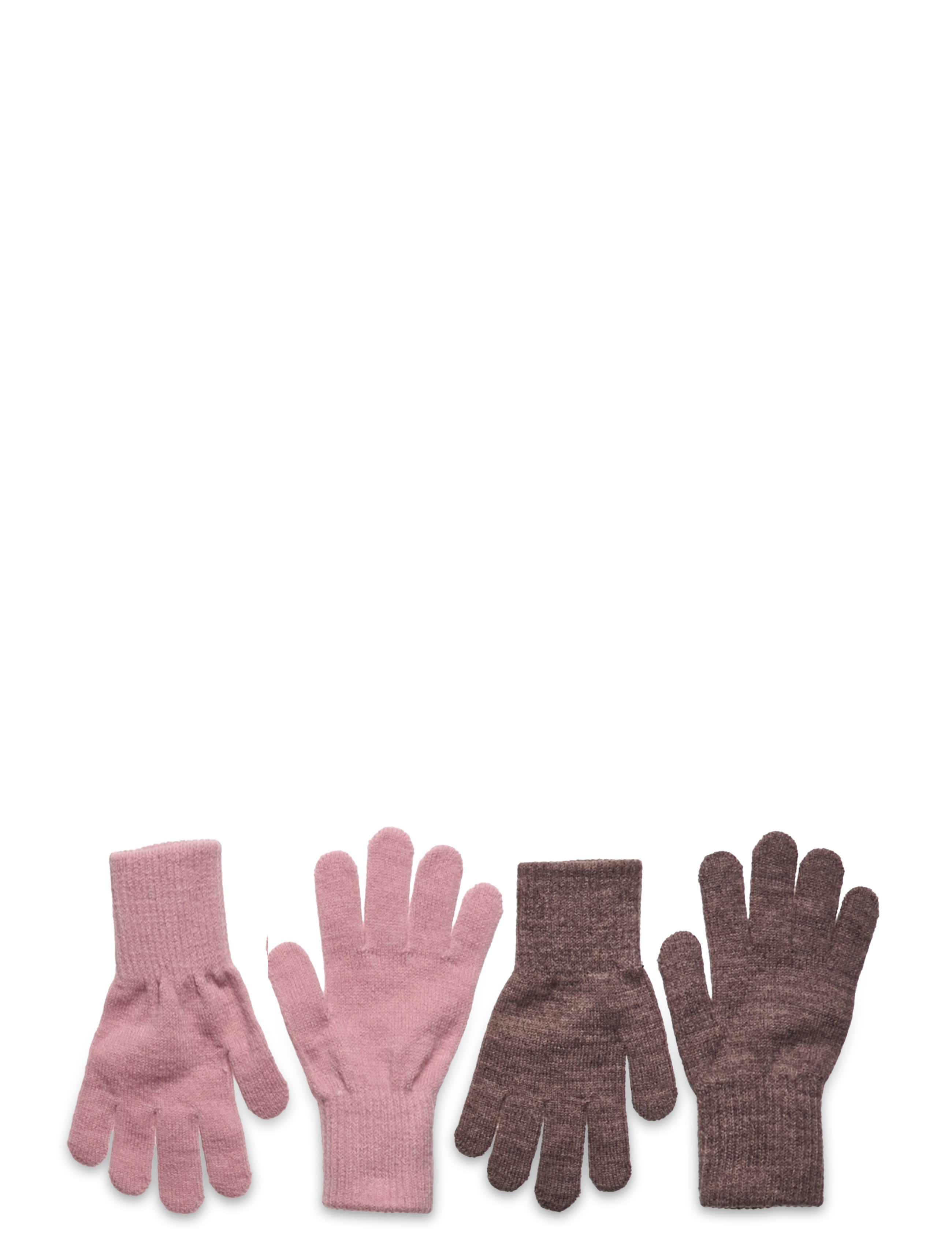 Melton Comfy Gloves 2-Pack, 7-11Y, Pink, Handsker & Luffer > Handsker, Børn