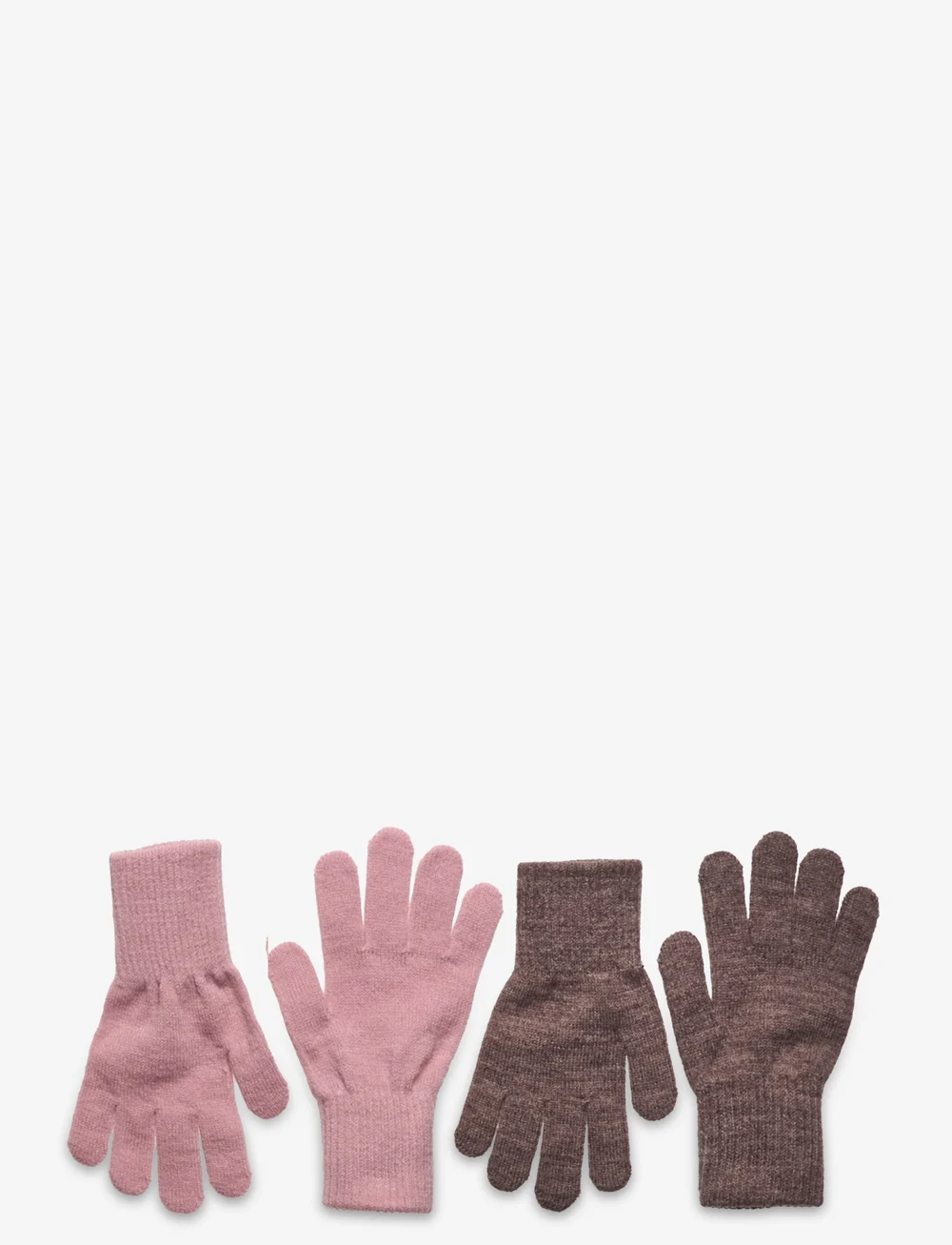 Melton - Comfy gloves 2-pack - vantar - mix denver mel alt rosa - 0