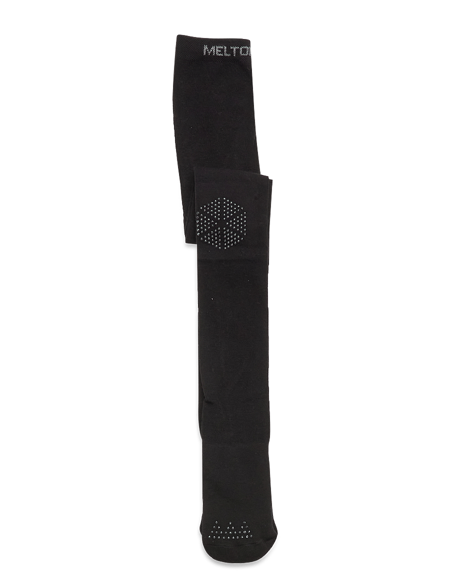 Melton - Cotton tights - anti-slip - strømpebukser - black - 0