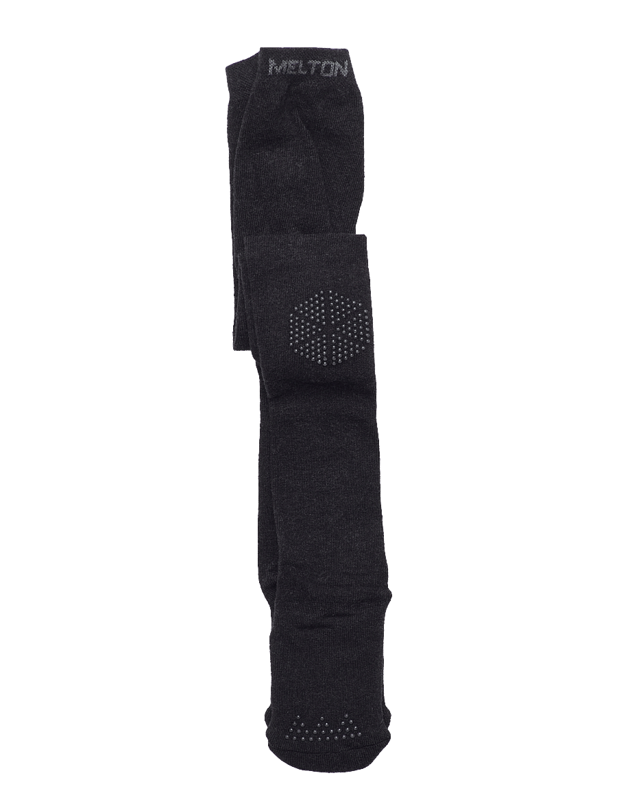 Melton - Cotton tights - anti-slip - strømpebukser - dark grey mel. - 0