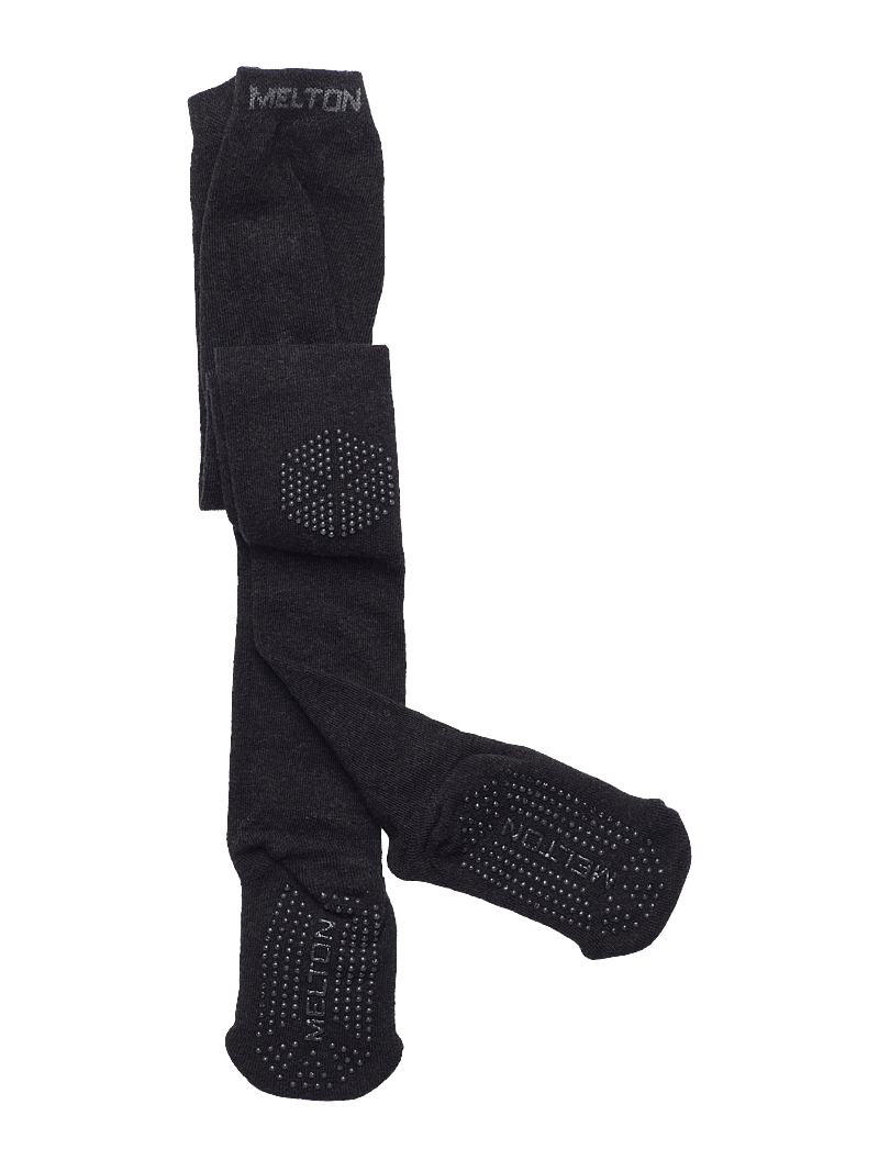 Melton - Cotton tights - anti-slip - strømpebukser - dark grey mel. - 1