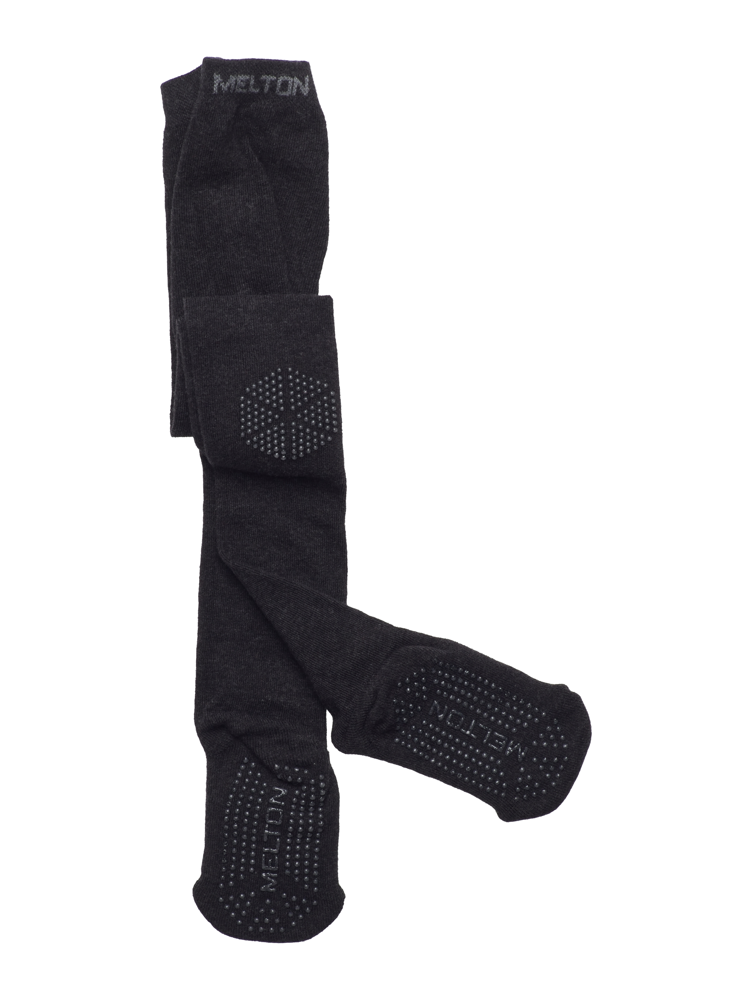 Melton - Cotton tights - anti-slip - strumpfhosen - dark grey mel. - 1