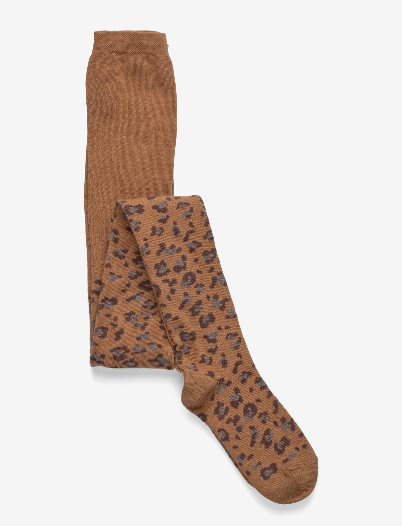 Melton - Leopard tights - herbstliche kleidung - biscuit - 0