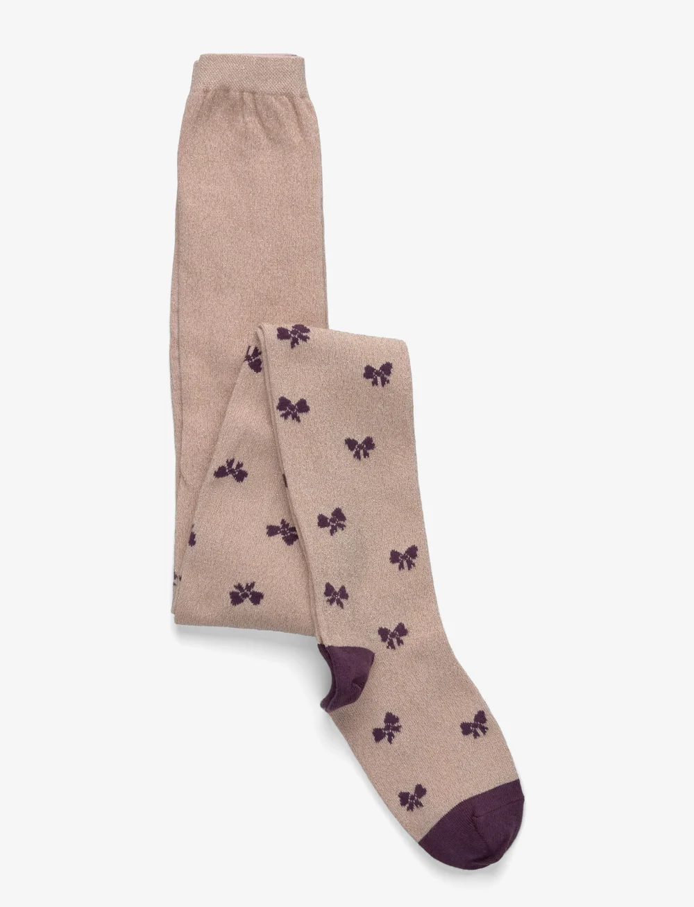 Melton - Bows glitter tights - collants - crystal pink - 0
