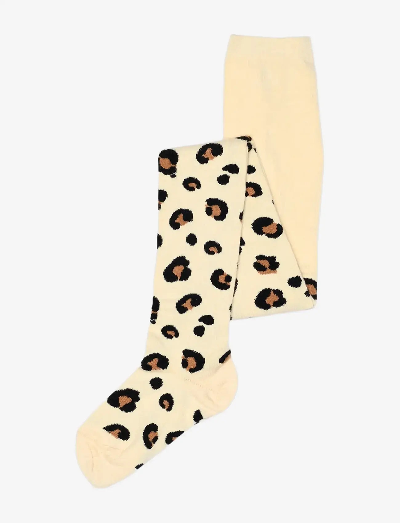 Melton - Leopard tights - tights - shortbread - 0