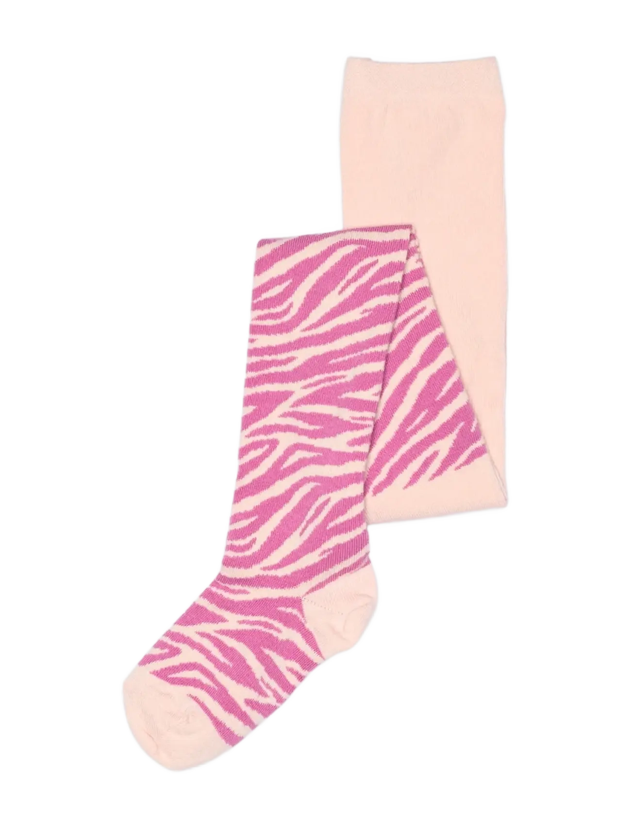 Melton Zebra tights - Barn 98-134 - CRYSTAL PINK / pink/rose