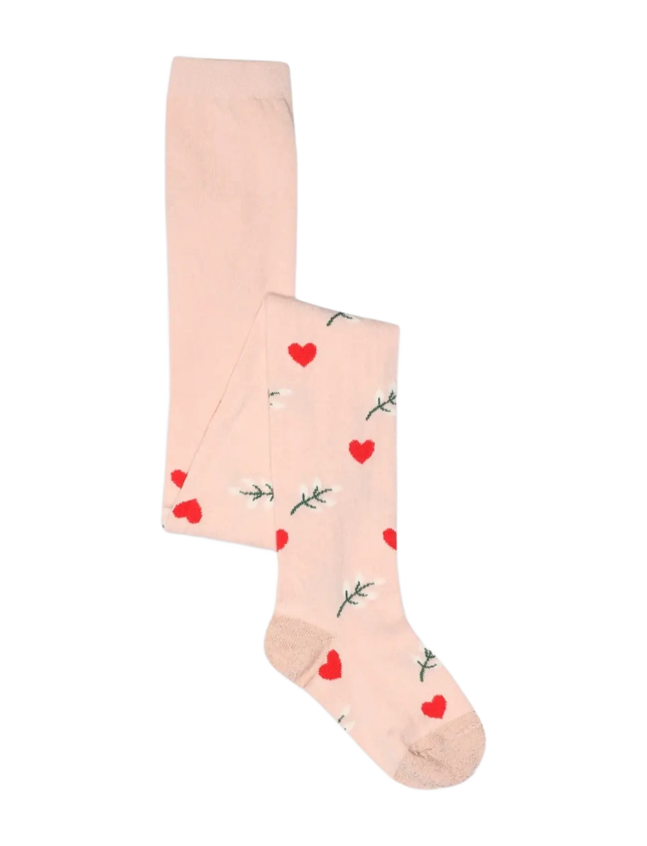 Melton Love Dove Tight, Kinder, Gemusterte Strumpfhose, Rosa, Gr.116