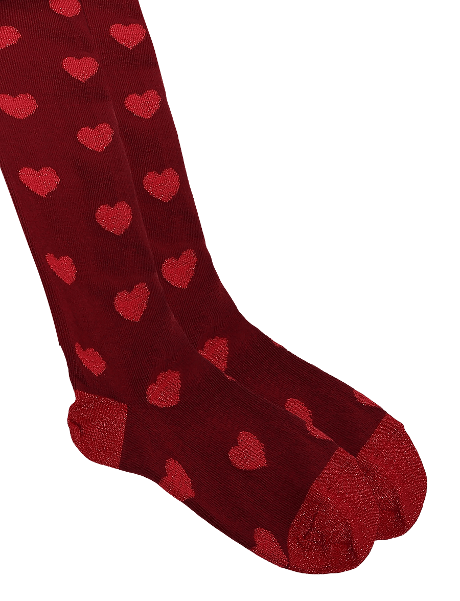 Melton - Hearts tight - strømpebukser - sundried tomato - 2