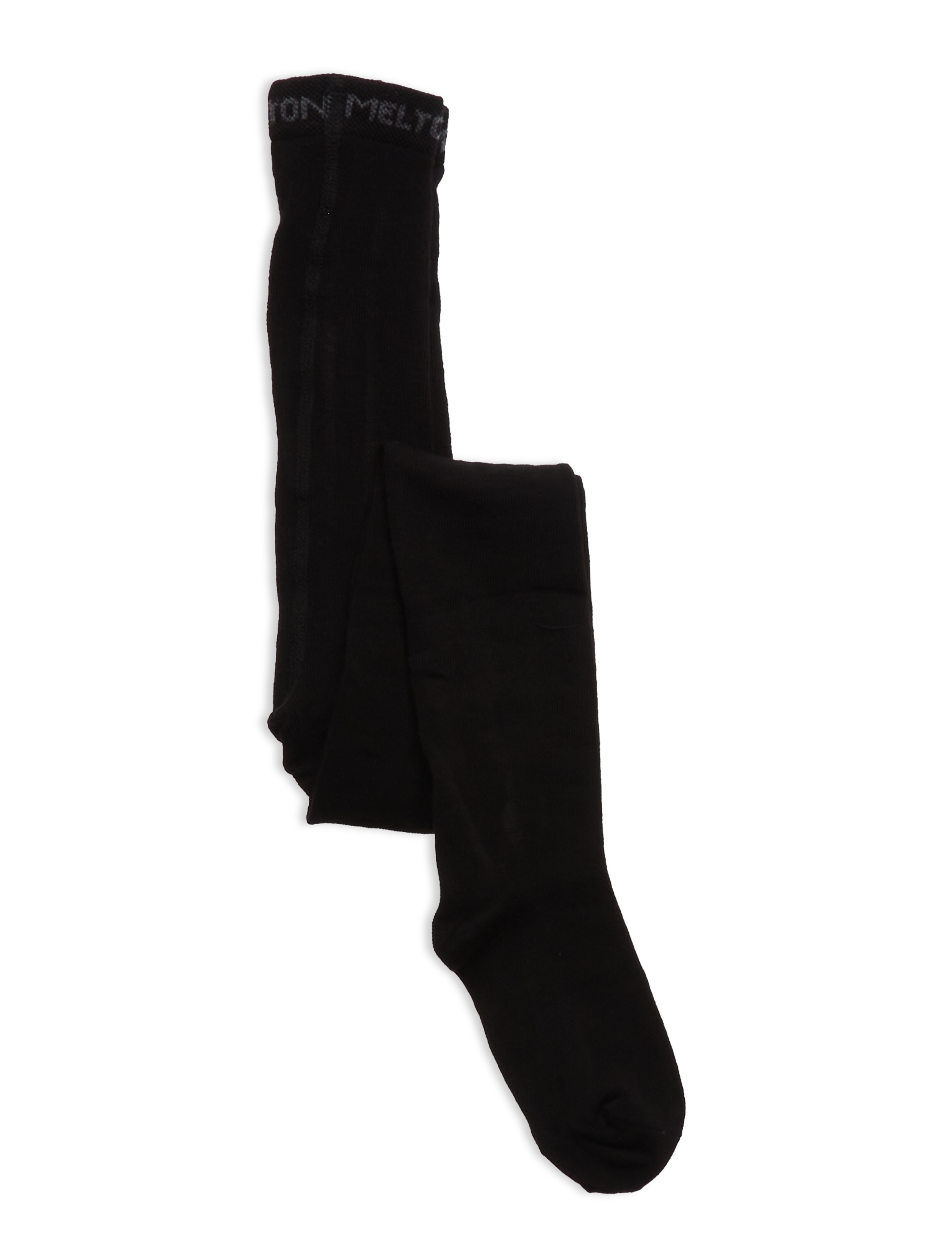 Melton Bamboo Tights, Børn, Bambus Strømpebukser, Sort, Str: 80/86