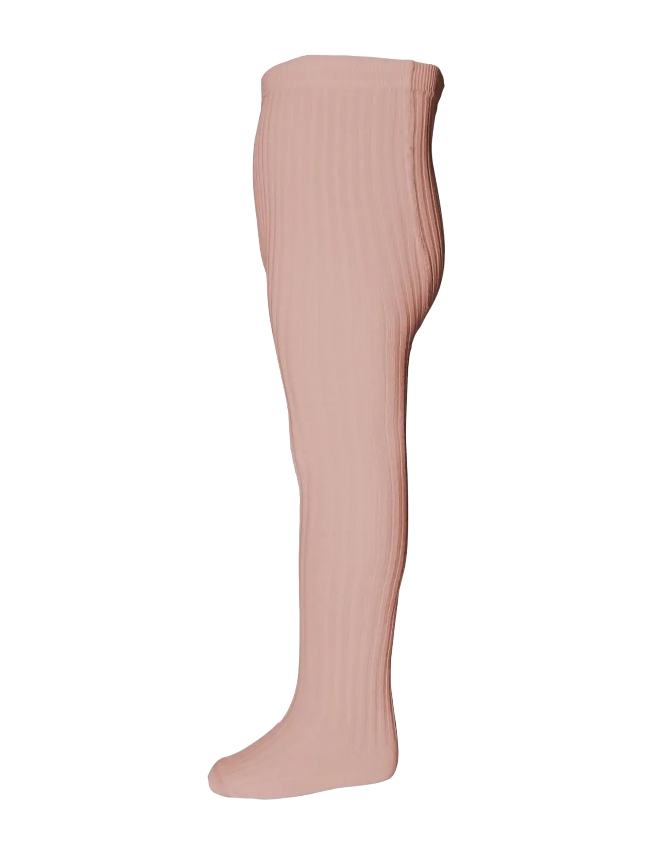Melton Tights - Rib - All Sizes - Kläder - PEARL ROSA / pink/rose