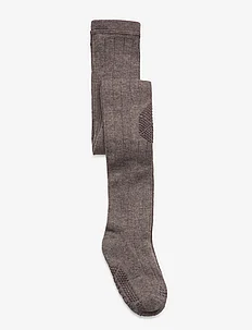 Wool tights - anti-slip, Melton