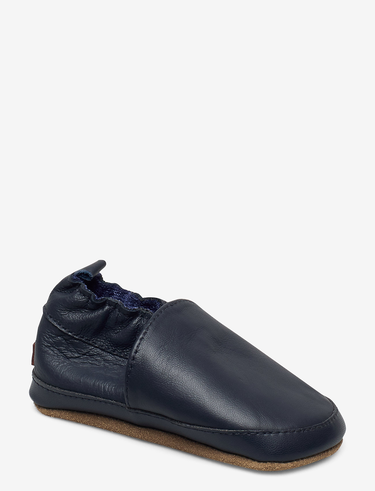 Melton - Solid leather slippers - blue nights - 0