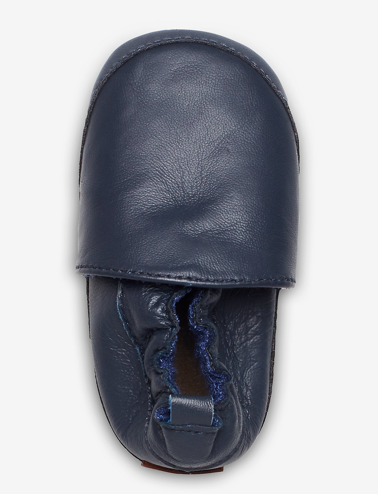 Melton - Solid leather slippers - blue nights - 3