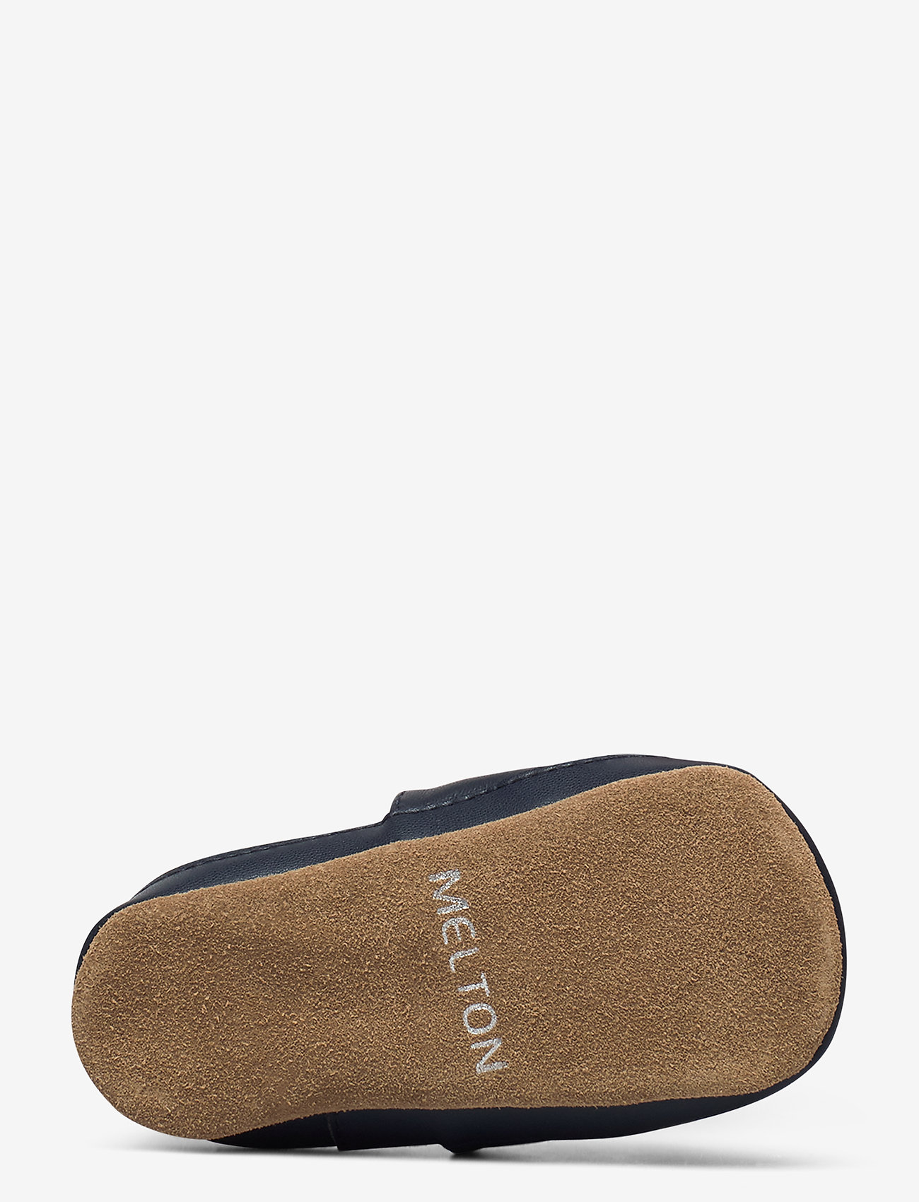 Melton - Solid leather slippers - blue nights - 4