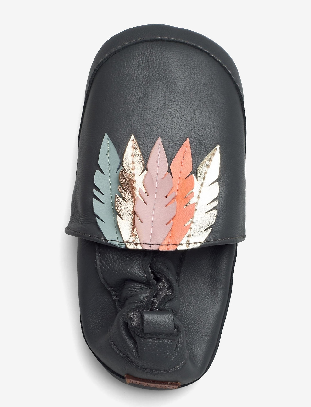 Melton - Leather shoe - Feathers - grey - 3
