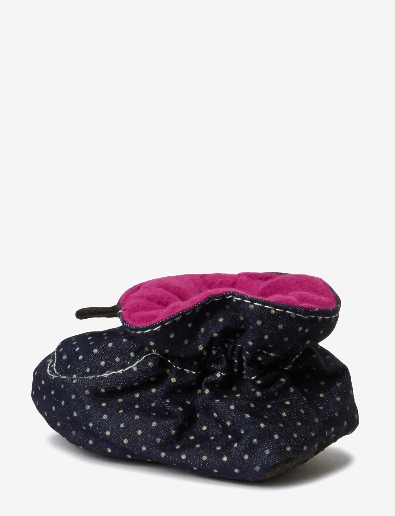 Melton - Booties Cotton, Stars - fucshia - 2