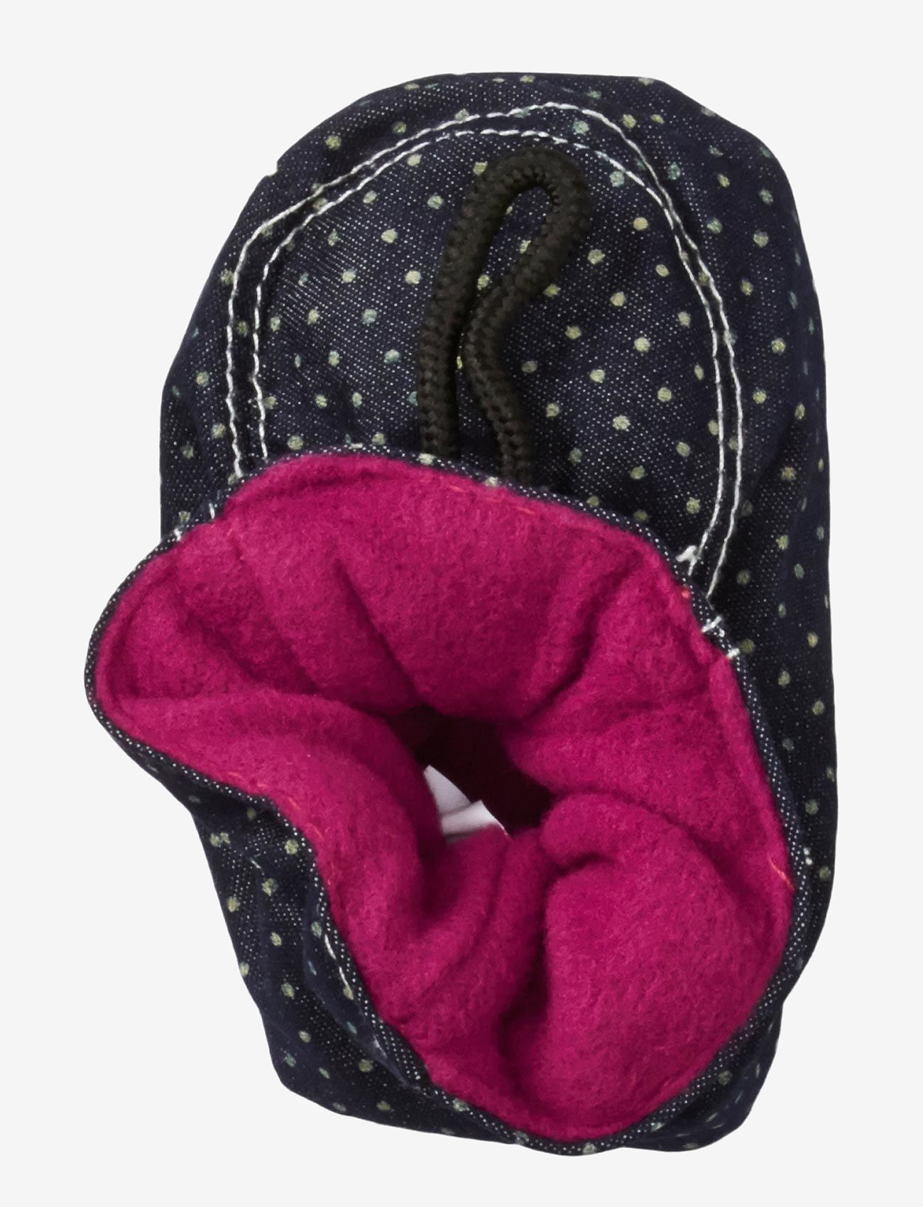 Melton - Booties Cotton, Stars - fucshia - 4