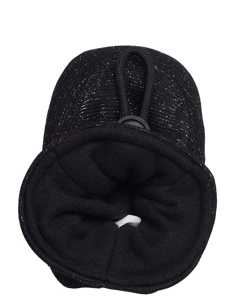 Melton - Cotton jaquard slippers - babystrikstøvler - black - 3